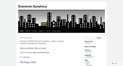 Desktop Screenshot of downtownsymphony.org