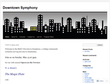 Tablet Screenshot of downtownsymphony.org